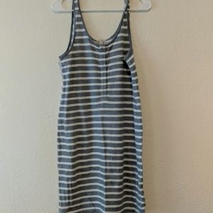 Striped cotton dress